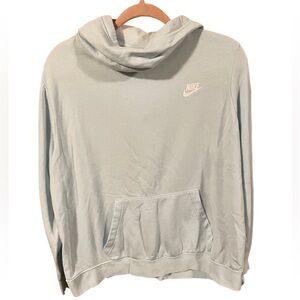 Nike Cowl neck cotton blend hoodie Women’s size XL